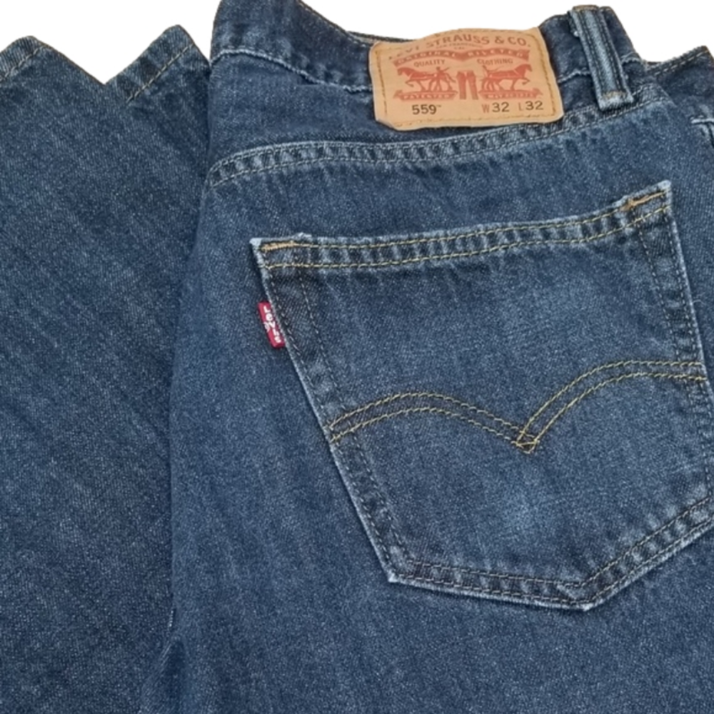 LEVIS | Relaxed Fit Straight Leg 559 Blue Jeans, Sz. 32 X 32